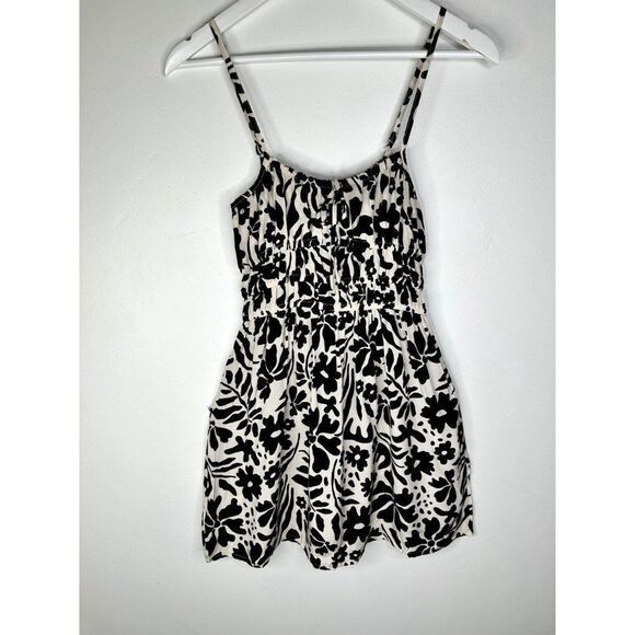 Faithfull The Brand X Revolve Amika Mini Dress, Sidra Floral Print Ecru, US 4/S - Picture 2 of 10